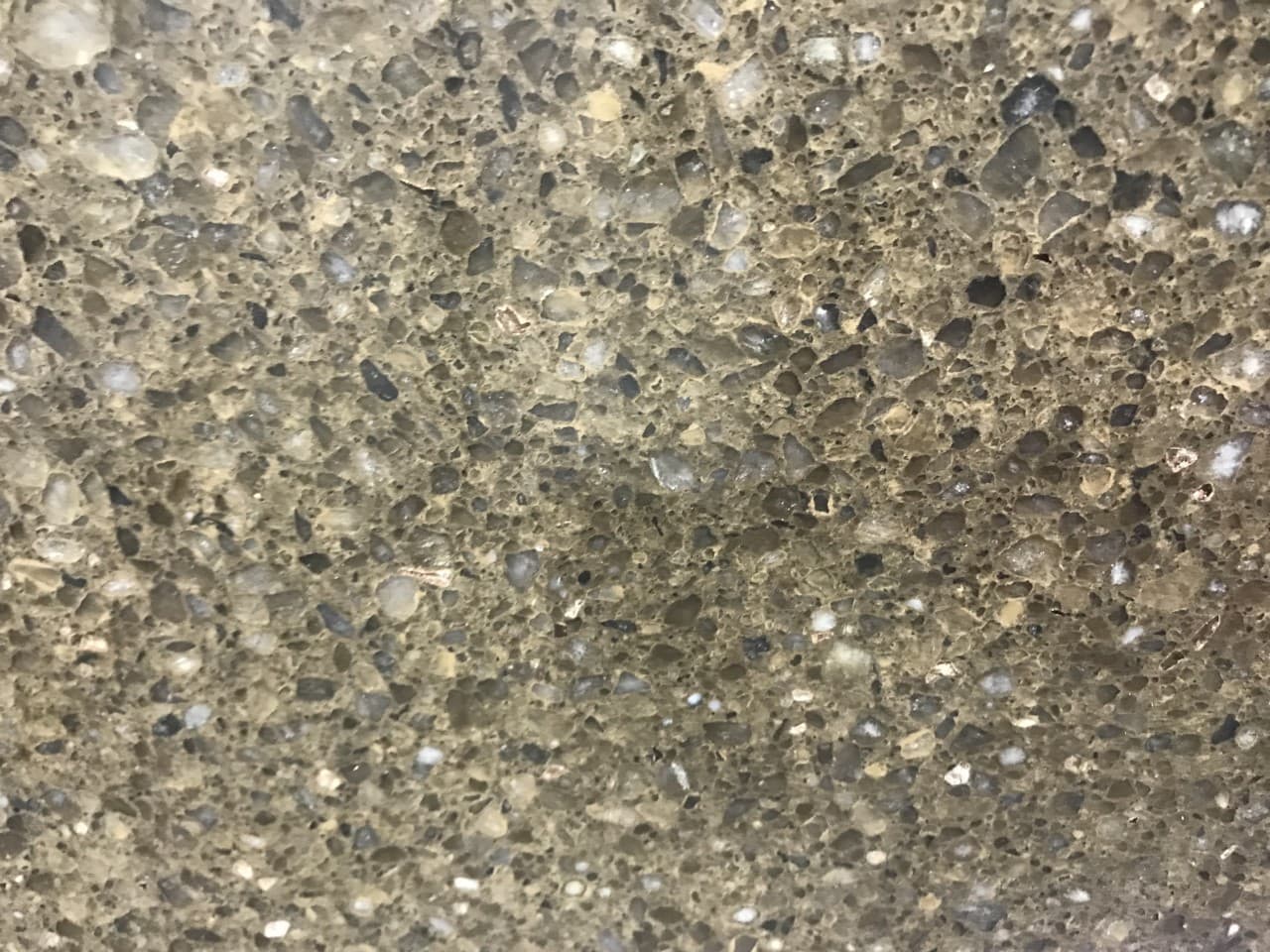 Tropic B, a quartz slab, at KLZ Stone Supply in Dallas