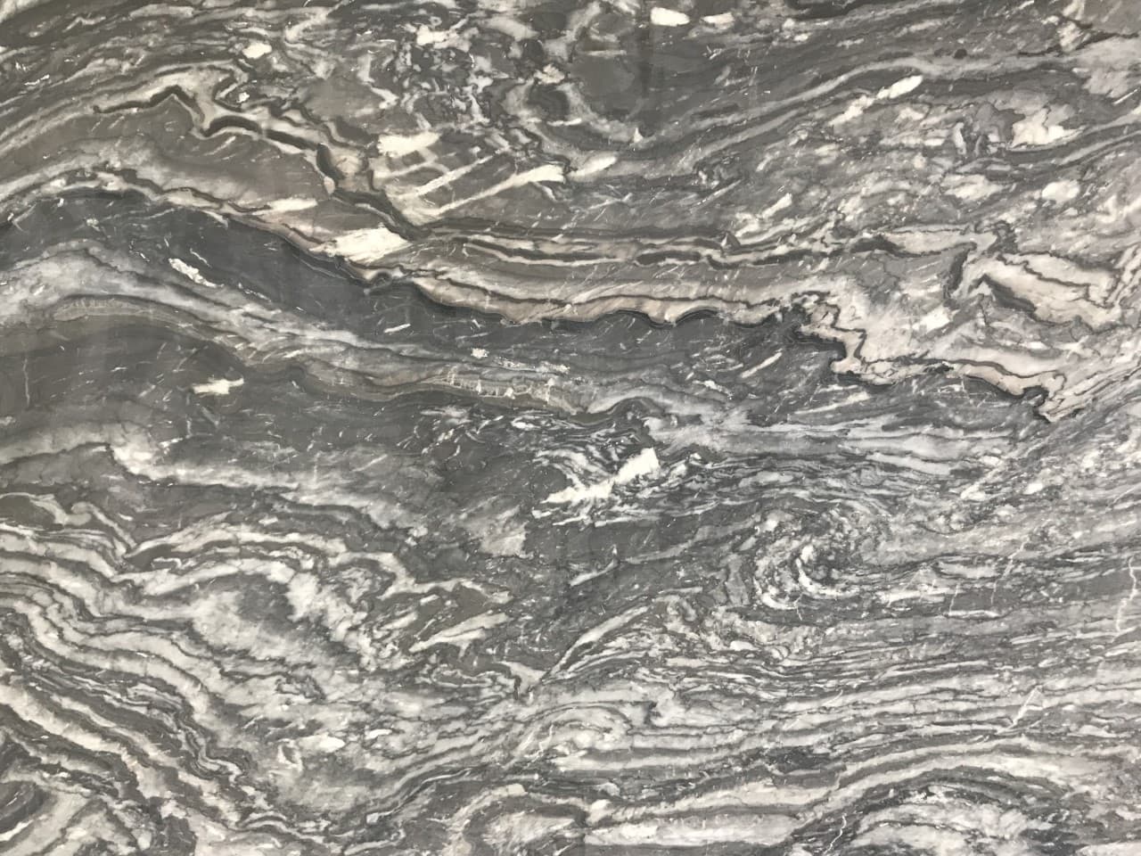 Distortion Leather, marble slab