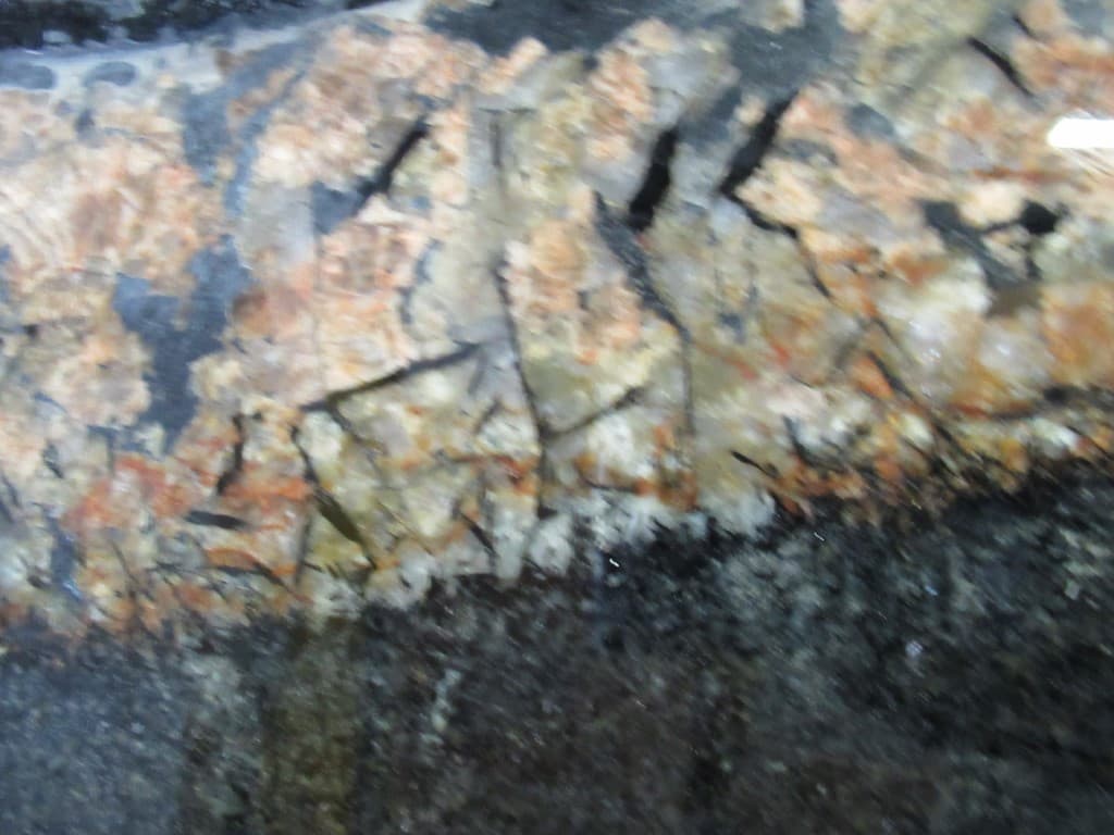 Black Star, a granite slab, at KLZ Stone Supply in Dallas