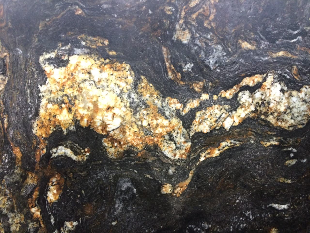 Magma Gold Leather, granite slab