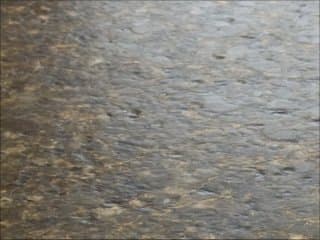 Ubatuba Leather, a granite slab, at KLZ Stone Supply in Dallas