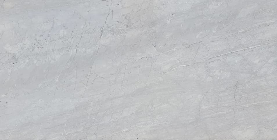 Bardiglio, porcelain slab in the Dallas showroom