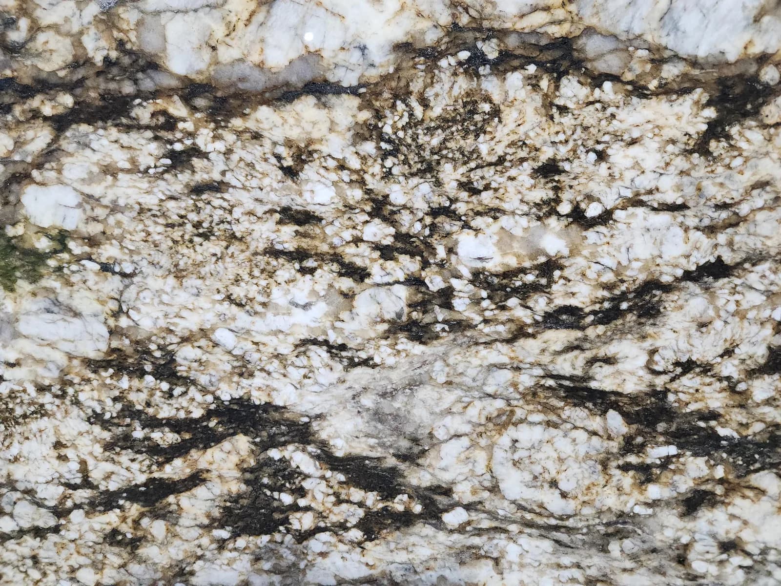 Granite slab in the Dallas showroom