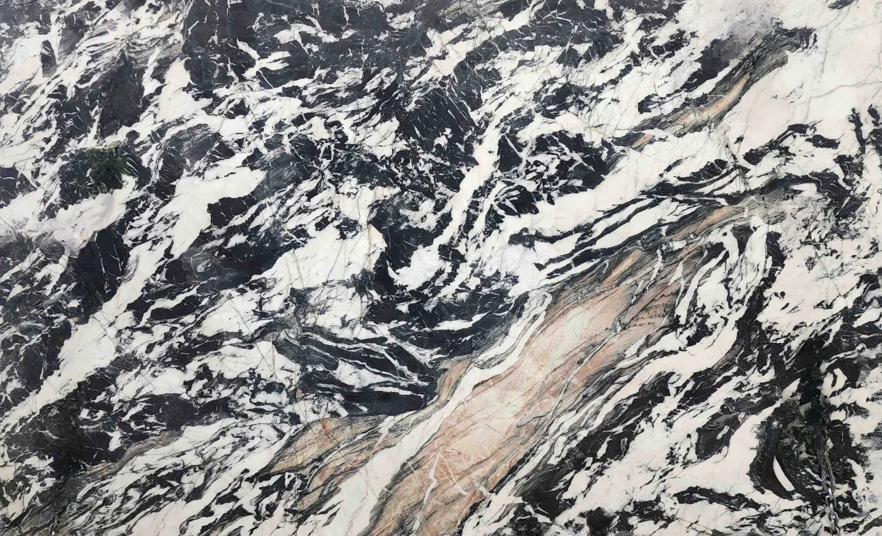 Crystal Venato, quartzite, slab
