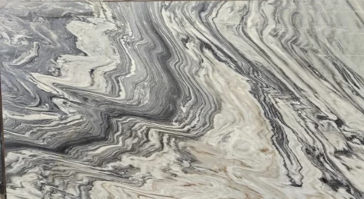 Glaciers Leather, leathered, slab