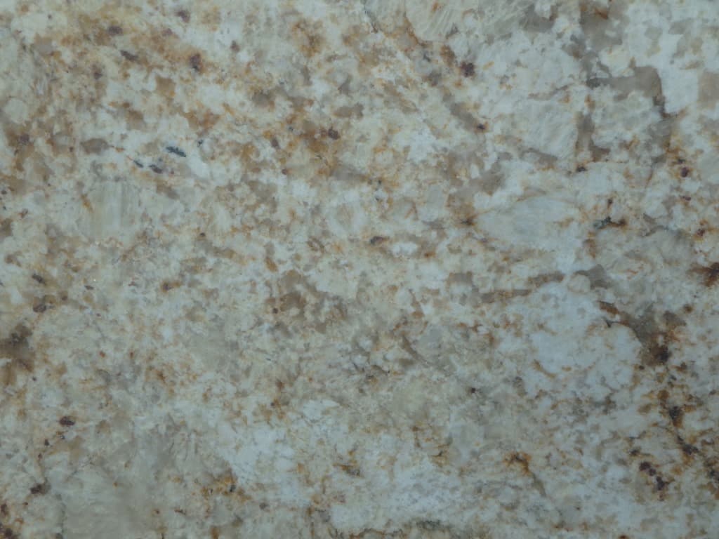 Colonial Gold Leather, a granite slab, at KLZ Stone Supply in Dallas
