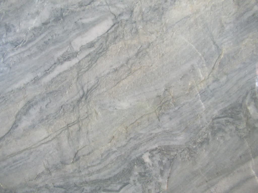 Ocean Blue, a quartzite slab, at KLZ Stone Supply in Dallas