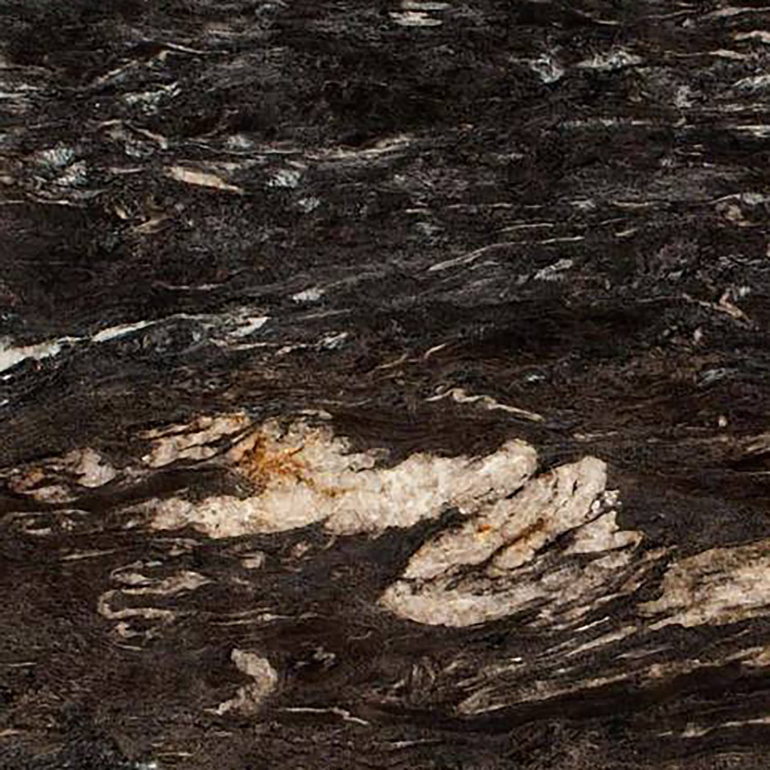 Titanium, a granite slab, at KLZ Stone Supply in Dallas
