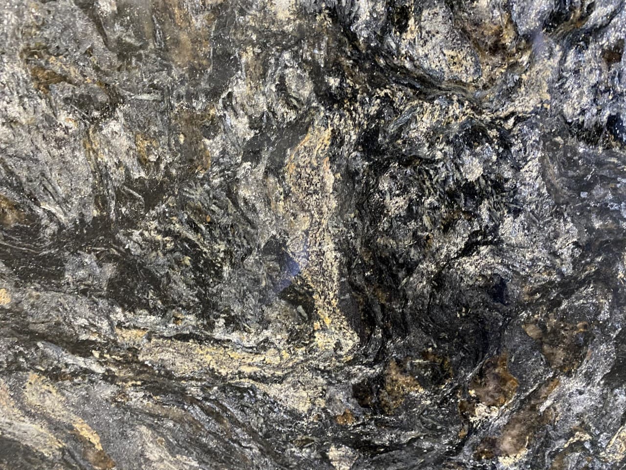 Cianitus, a granite slab, at KLZ Stone Supply in Dallas