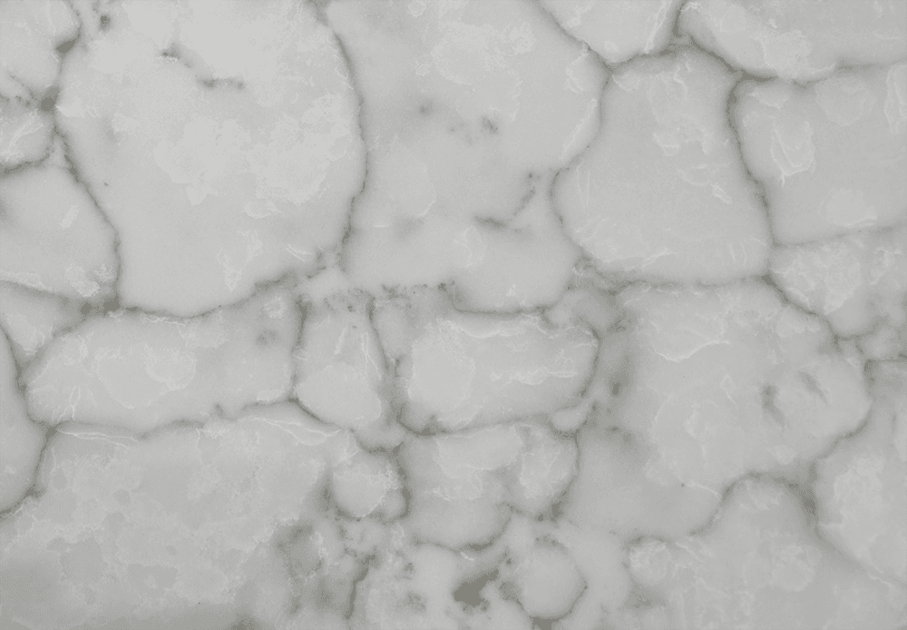 Milan, a quartz slab, at KLZ Stone Supply in Dallas