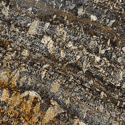 Audax Brown, a granite slab, at KLZ Stone Supply in Dallas