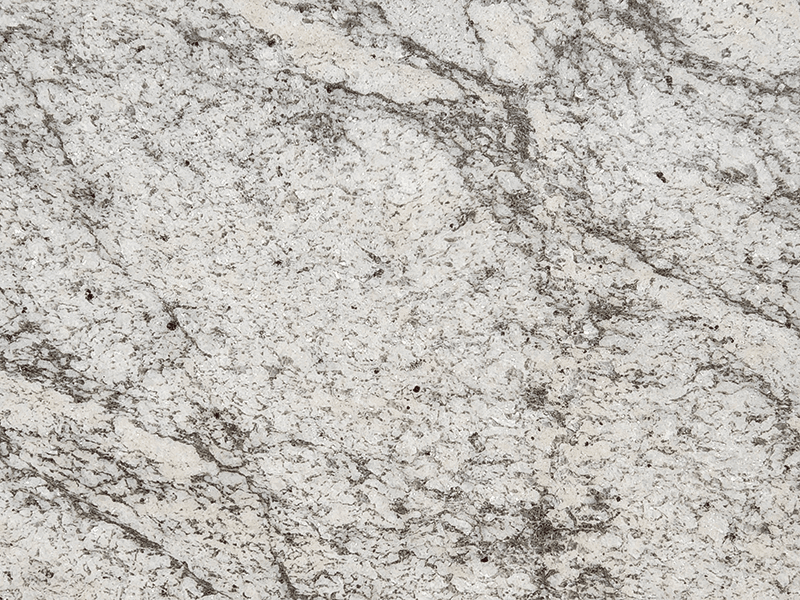 Aspin White, a granite slab, at KLZ Stone Supply in Dallas