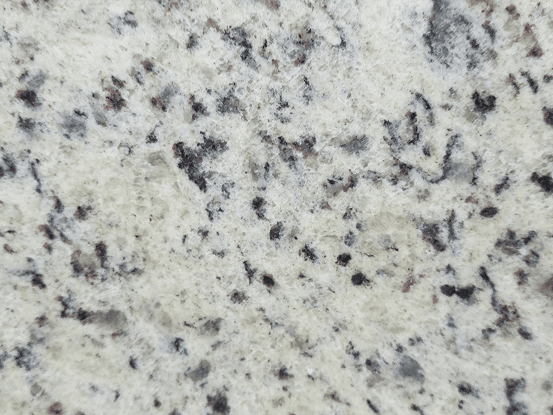 Dallas White, a granite slab, at KLZ Stone Supply in Dallas