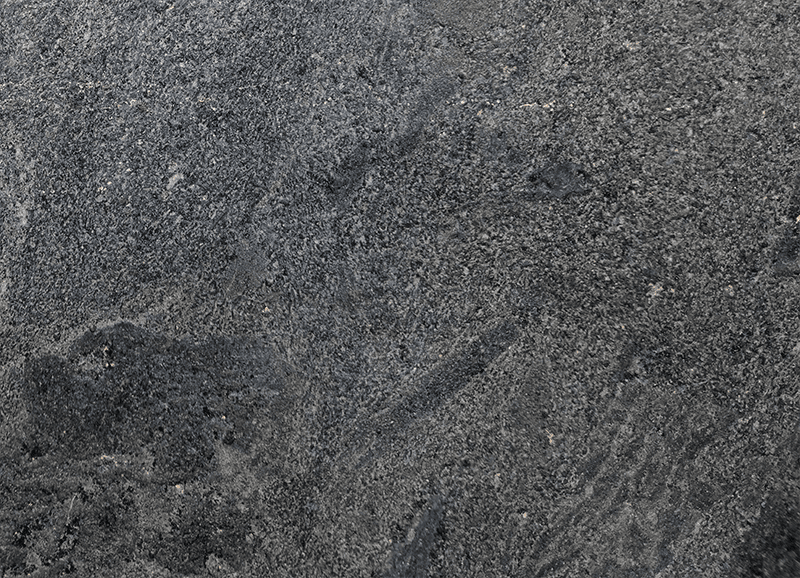 Meteor Leather, a granite slab, at KLZ Stone Supply in Dallas
