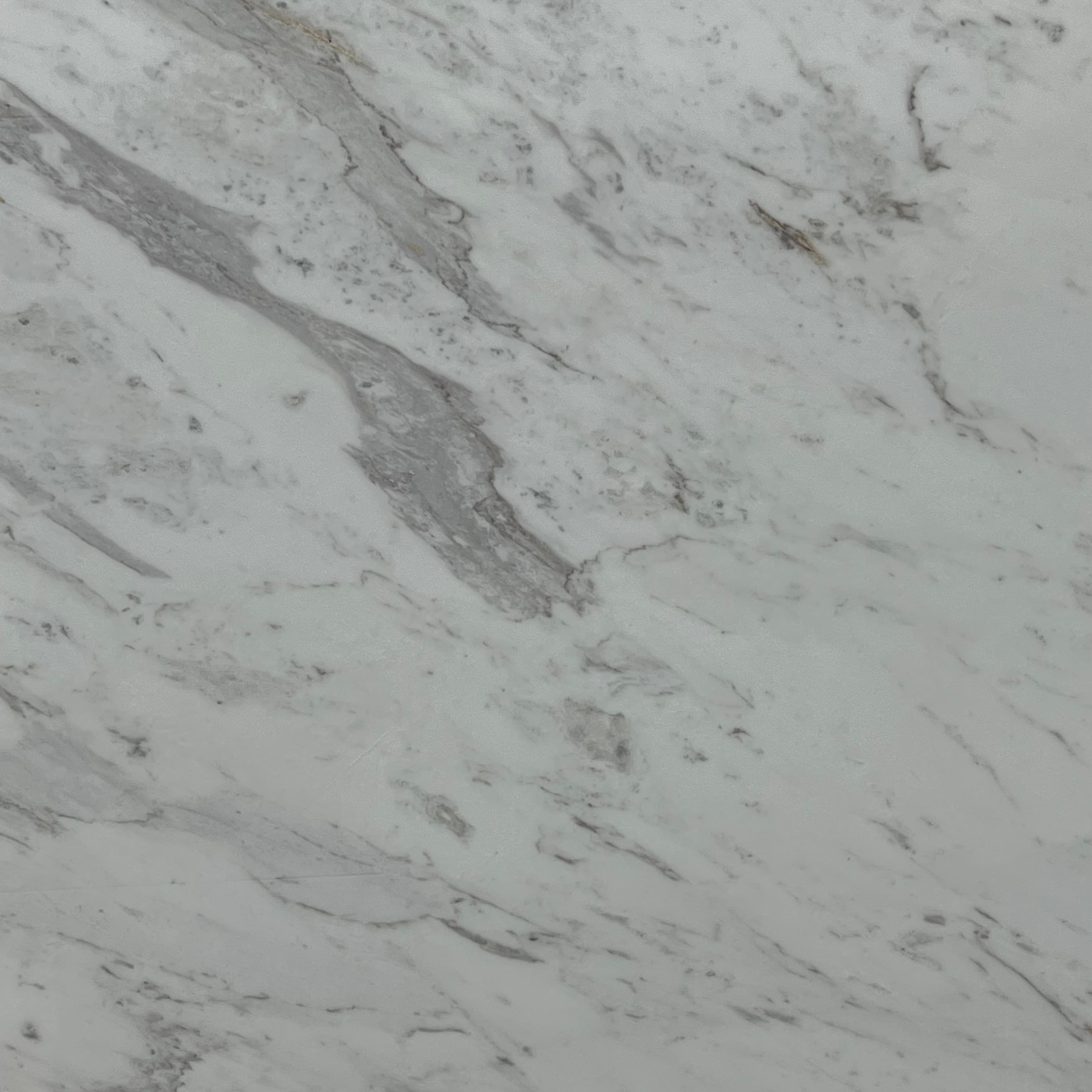 Volakas, a marble slab, at KLZ Stone Supply in Dallas