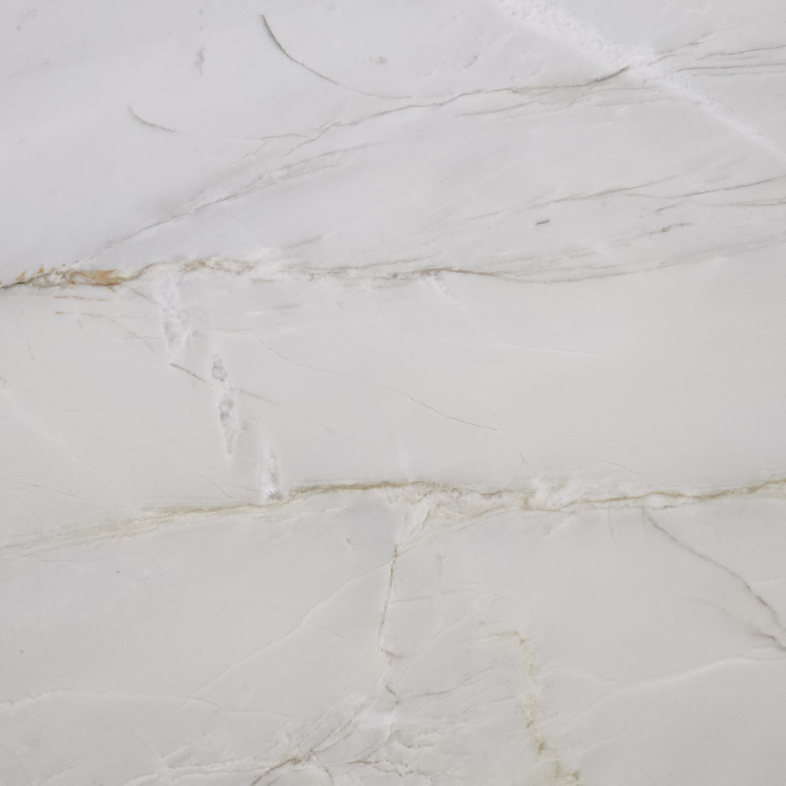 Le Blanc Honed, a quartzite slab, at KLZ Stone Supply in Dallas