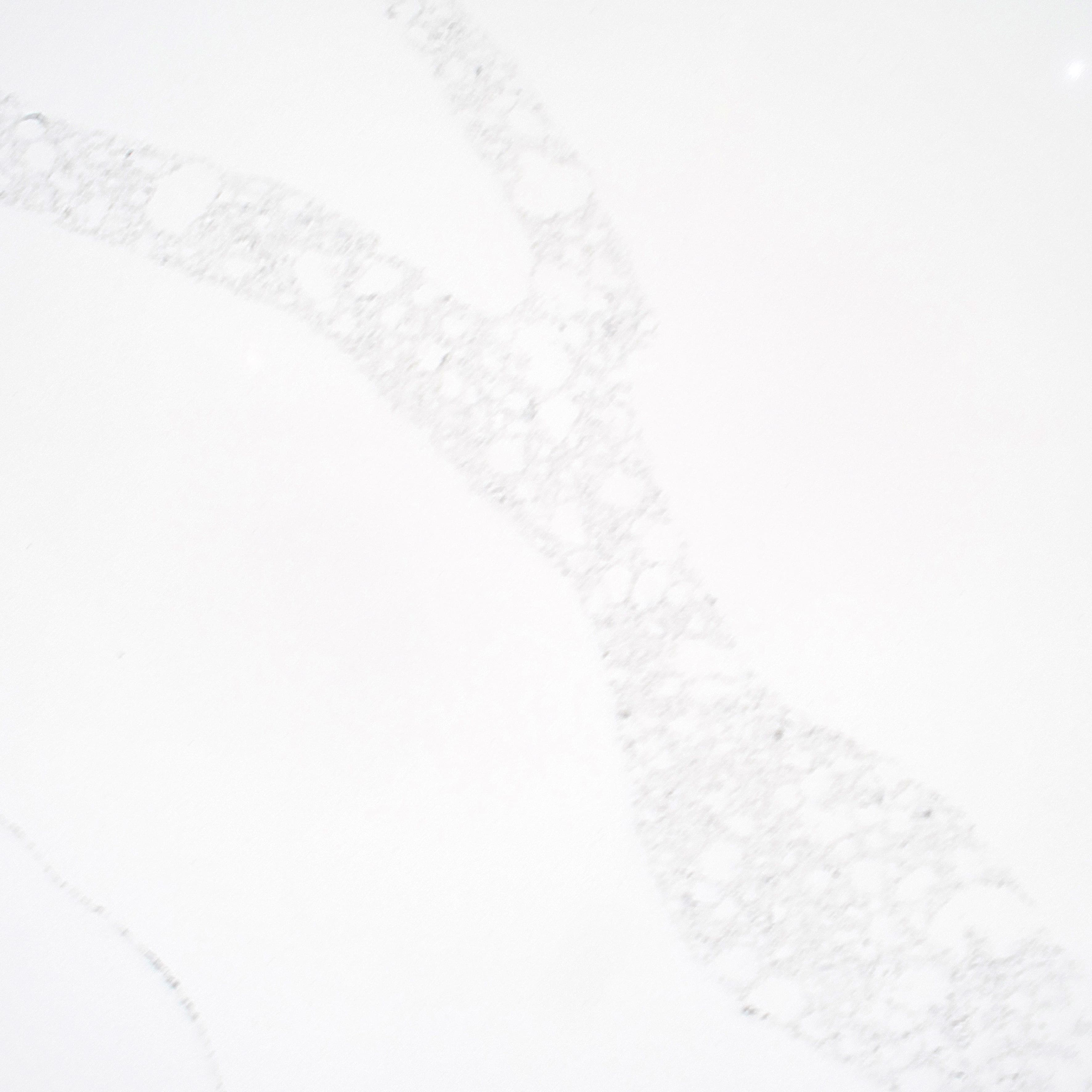 Calacatta Milano SP, a quartz slab, at KLZ Stone Supply in Dallas