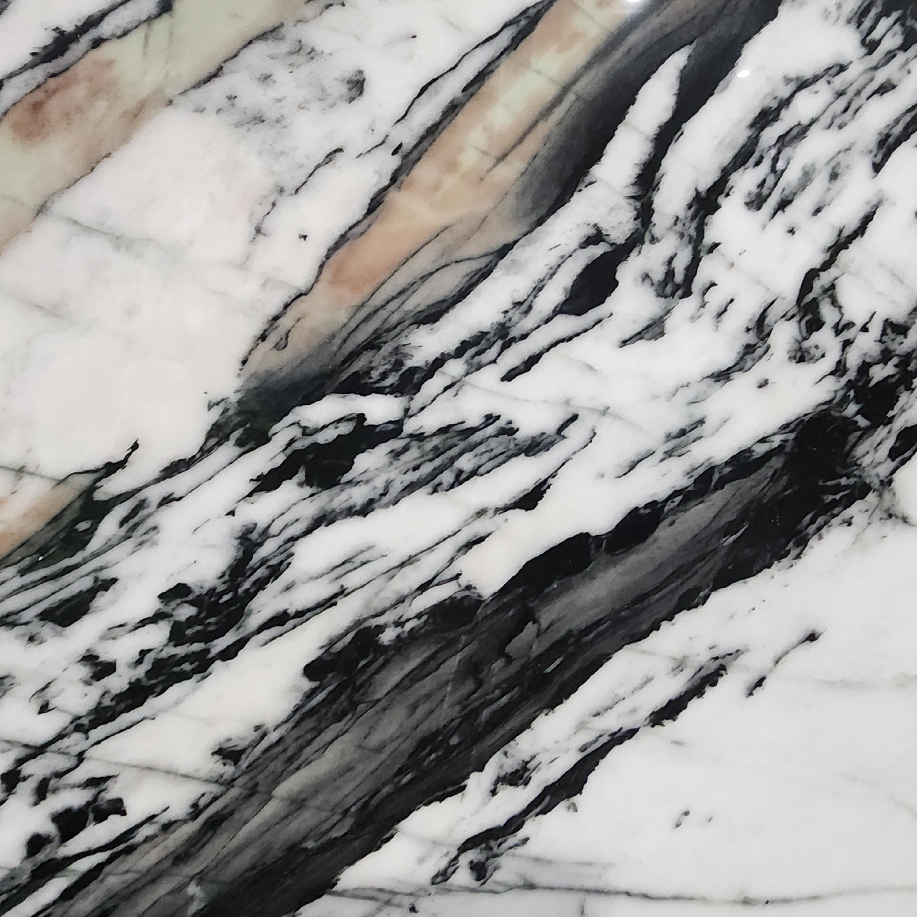 Cullian Crystal, a quartzite slab, at KLZ Stone Supply in Dallas