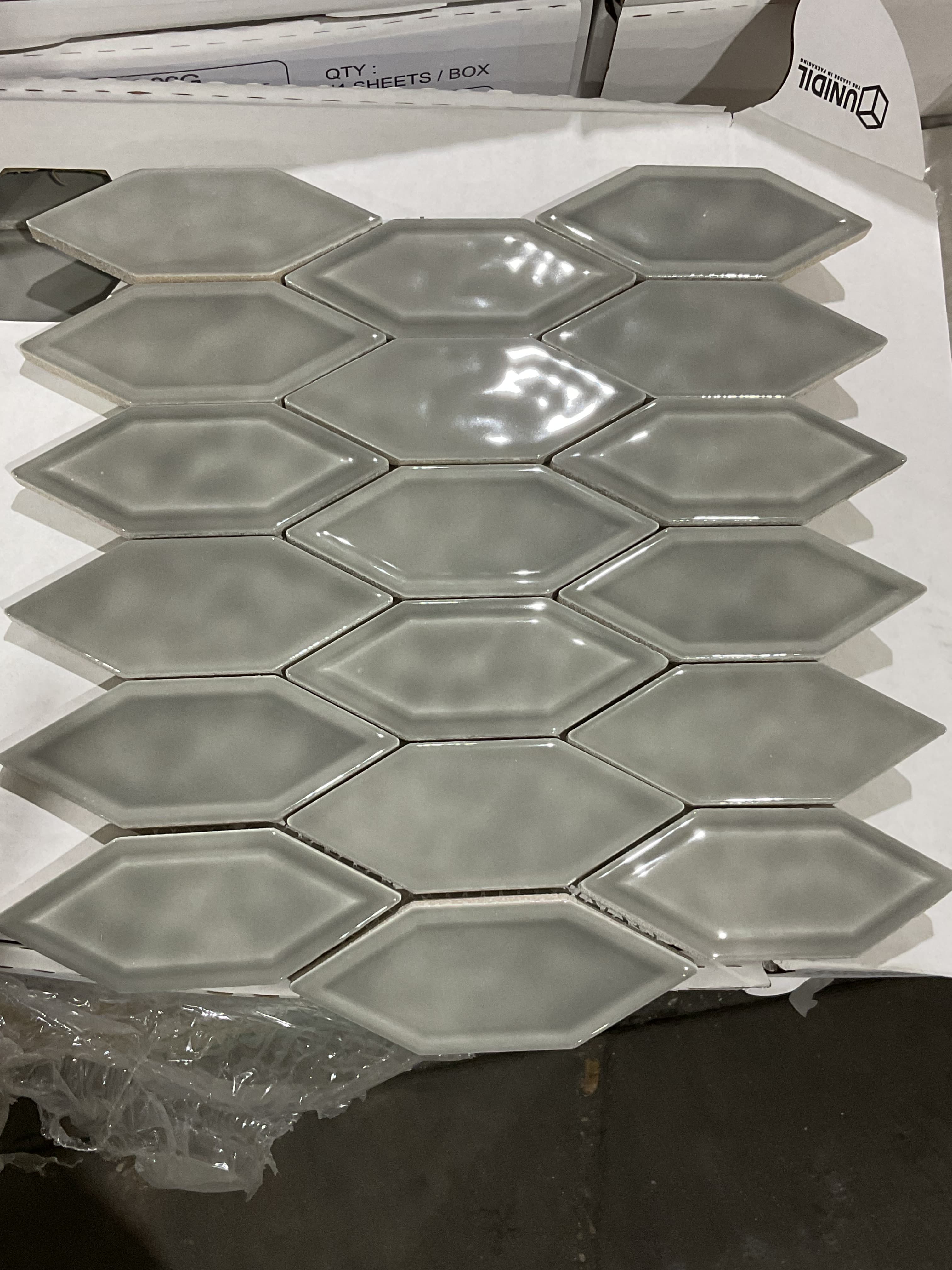Picket Geoscape Grey, deco, tile