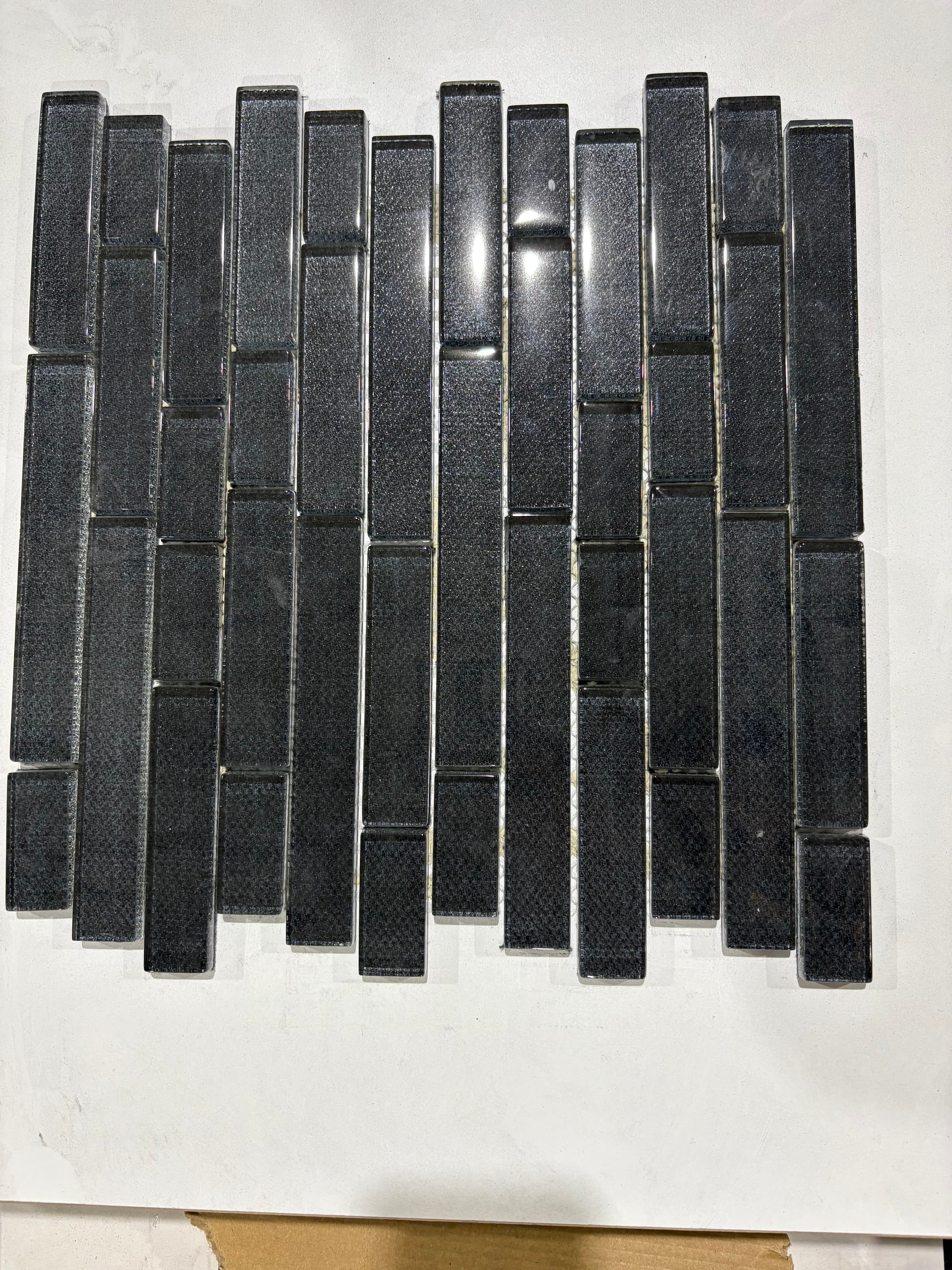 Random Linear Jute Noir, deco, tile