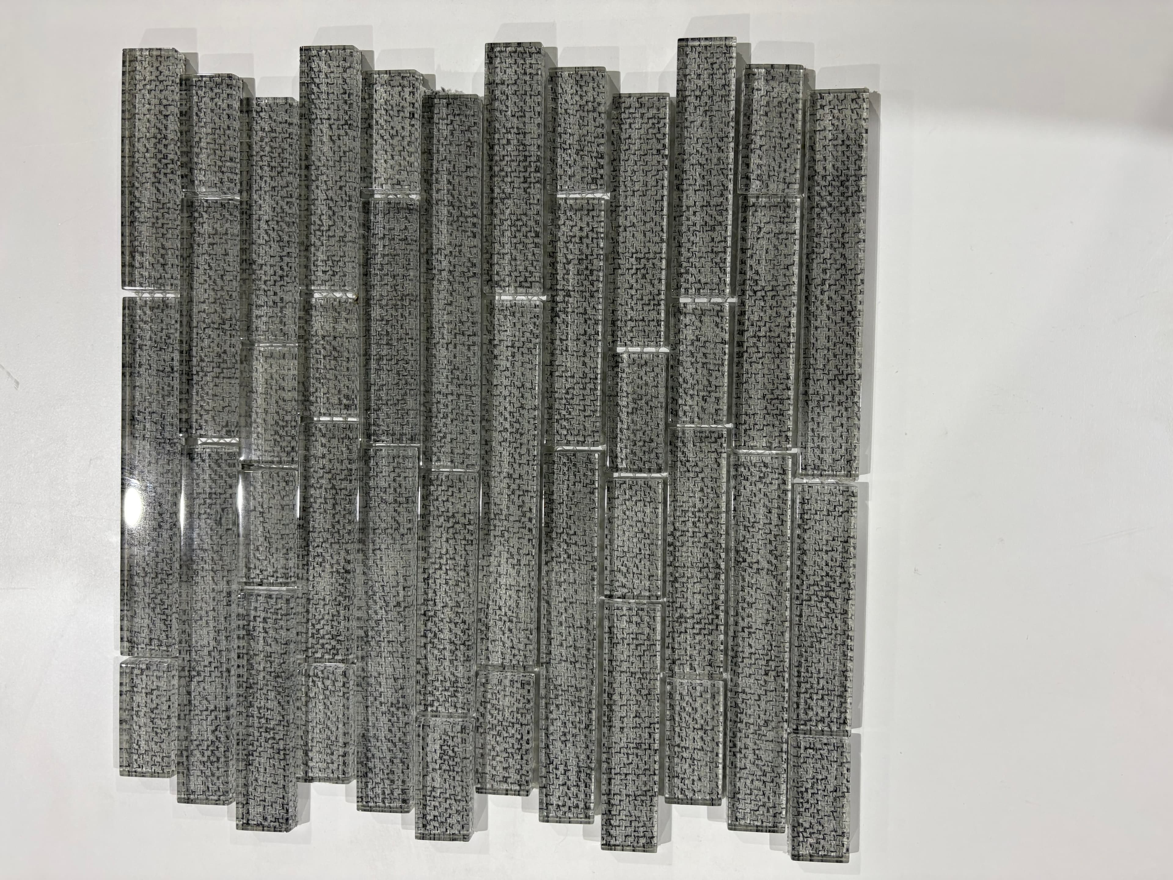 Random Linear Jute Gris, deco, tile