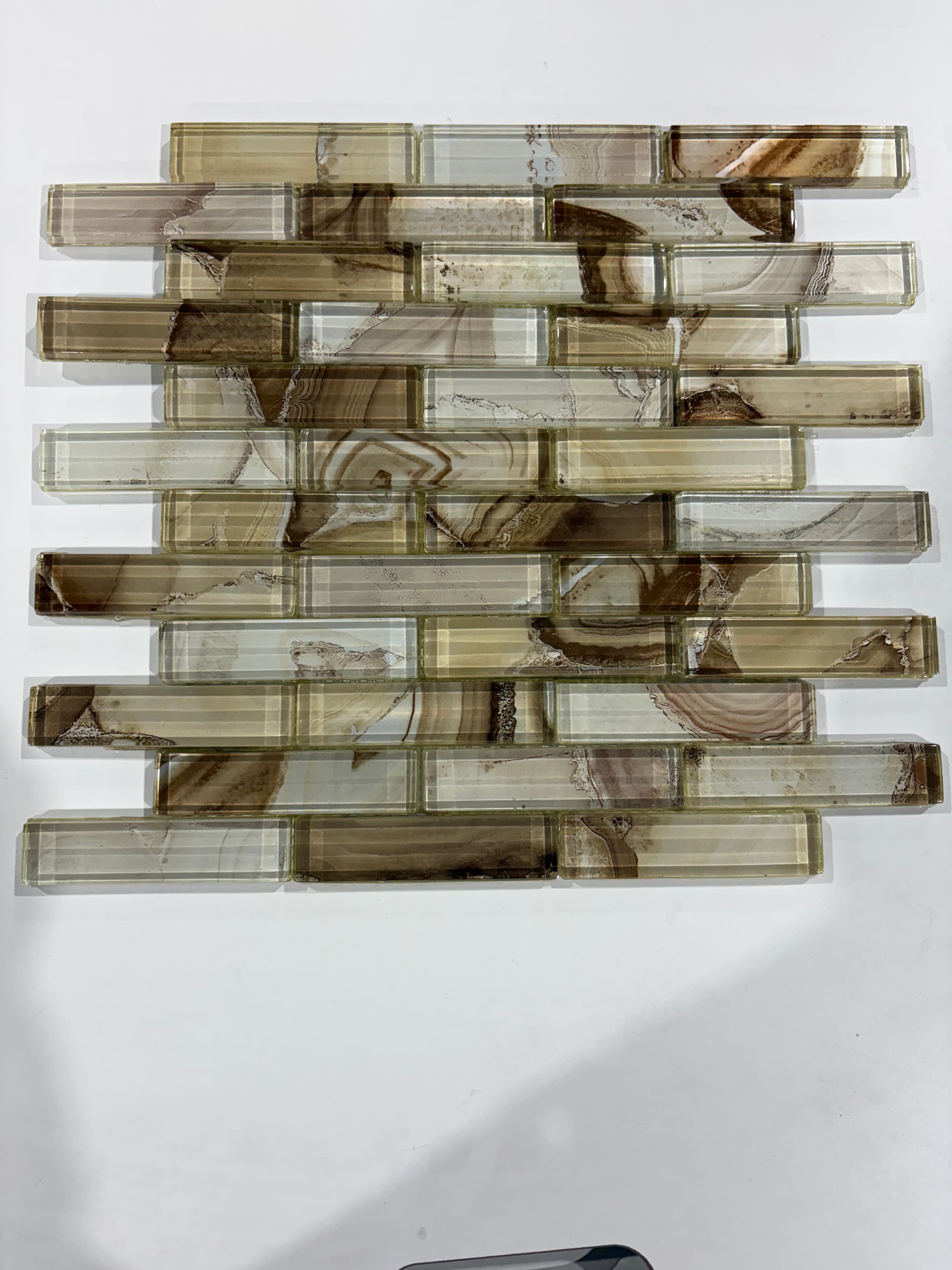 Random Linear Green Blend, deco, tile