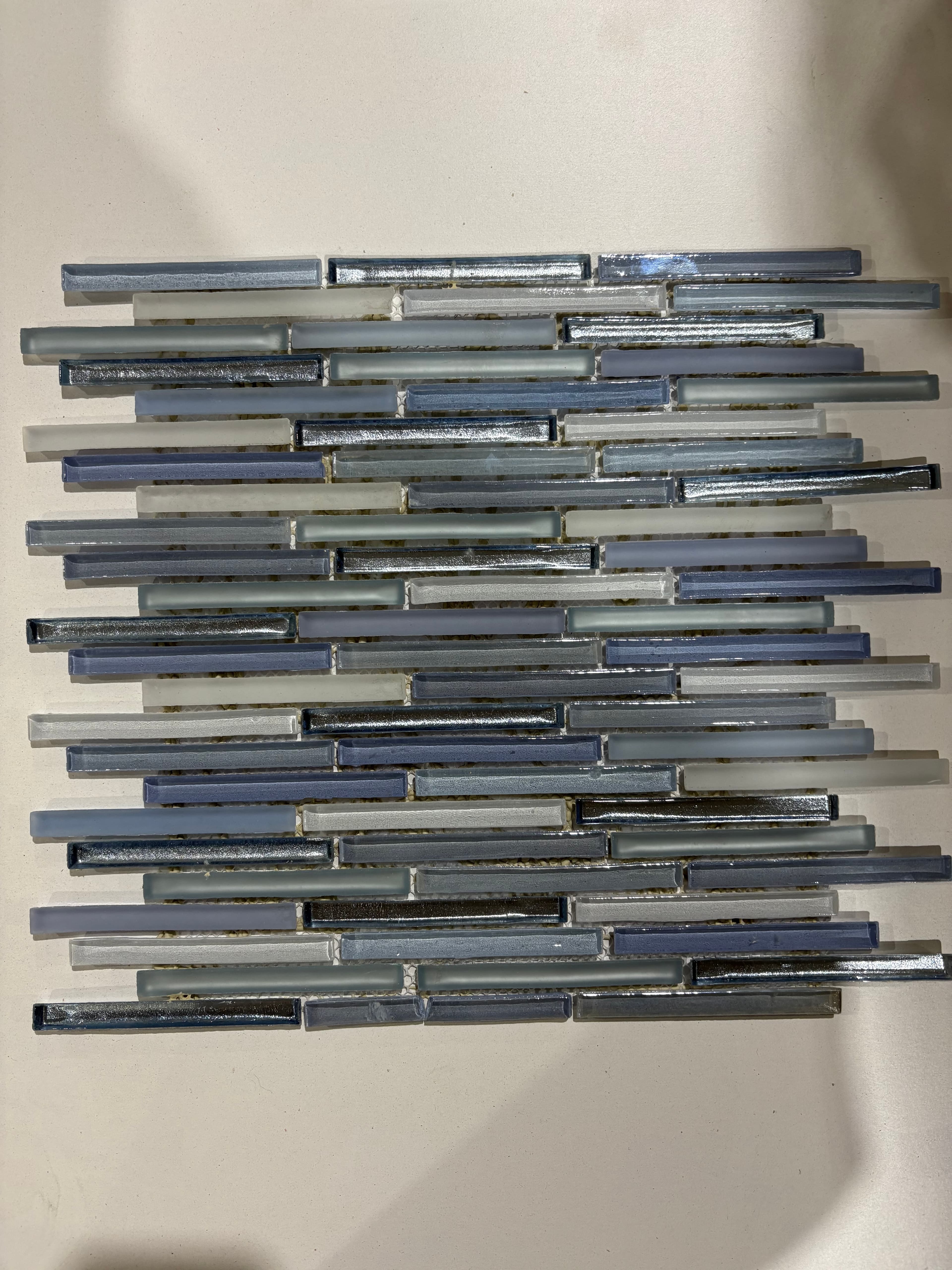 Molten Linear Glass Santorini, deco, tile