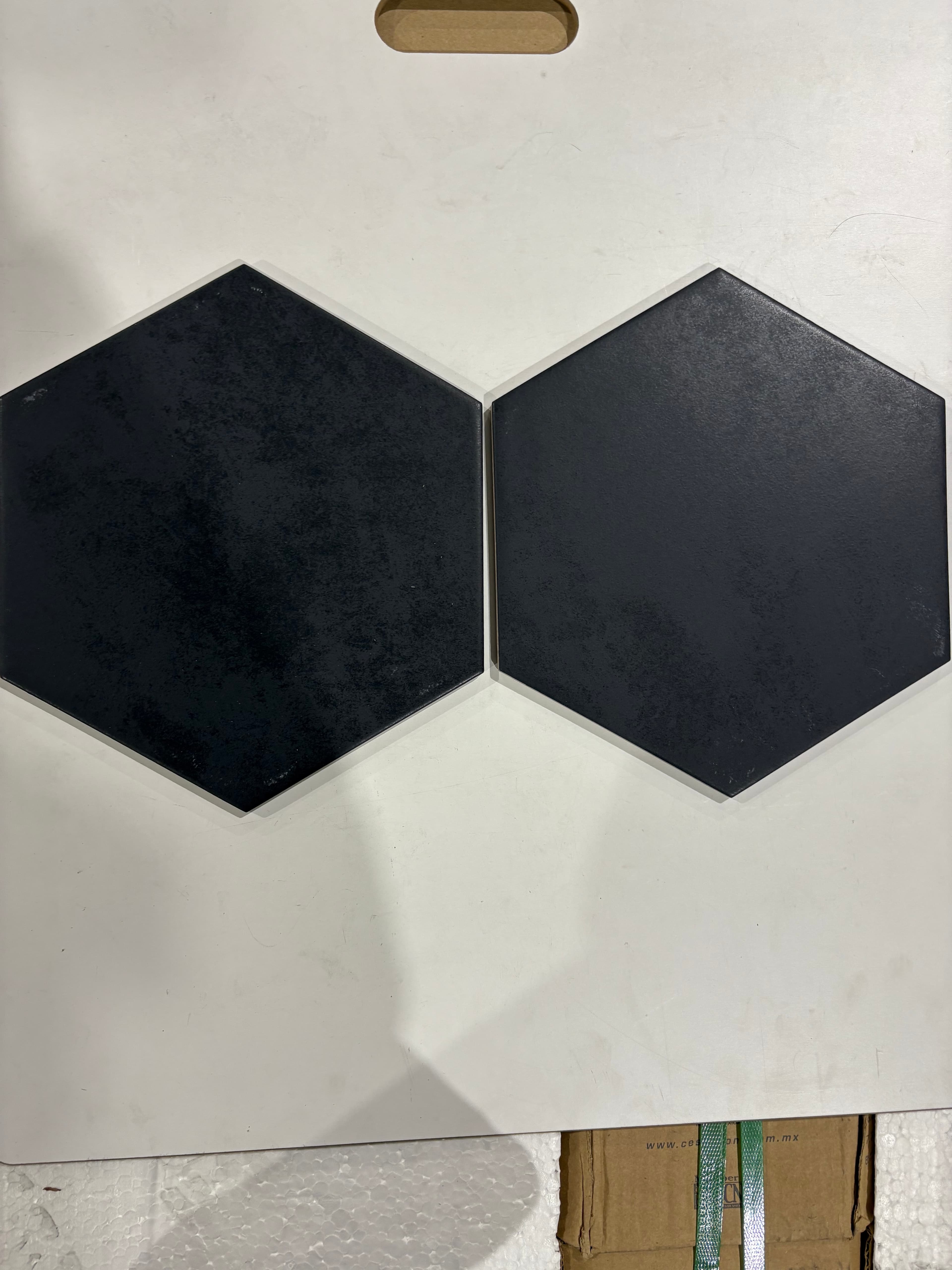 Hexagon Bento Black, deco, tile