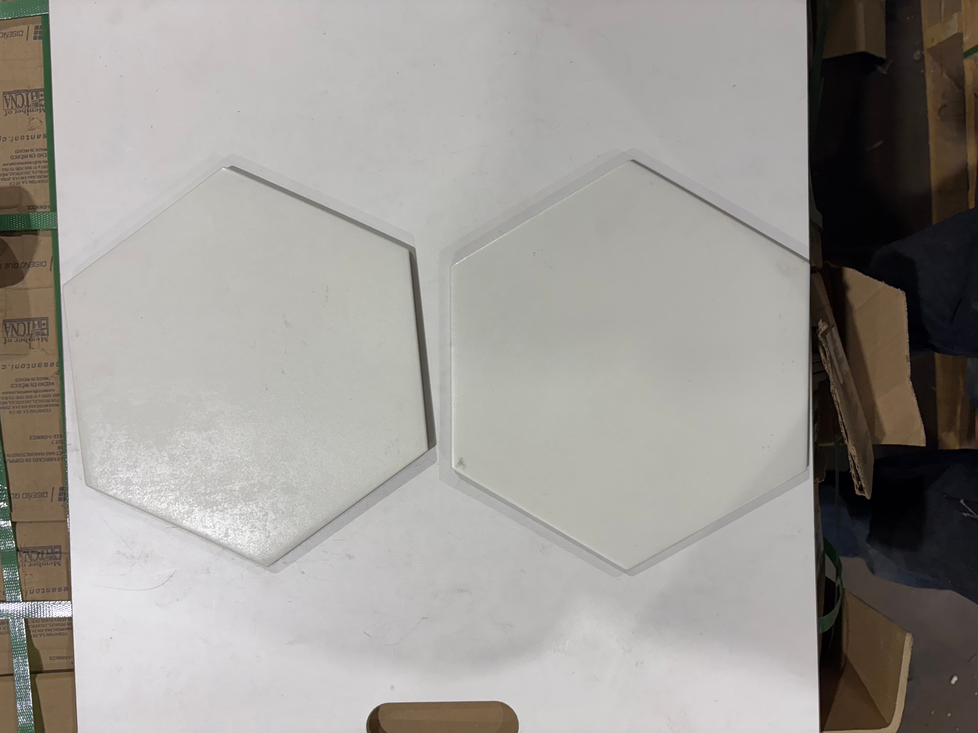Hexagon Bento White, deco, tile