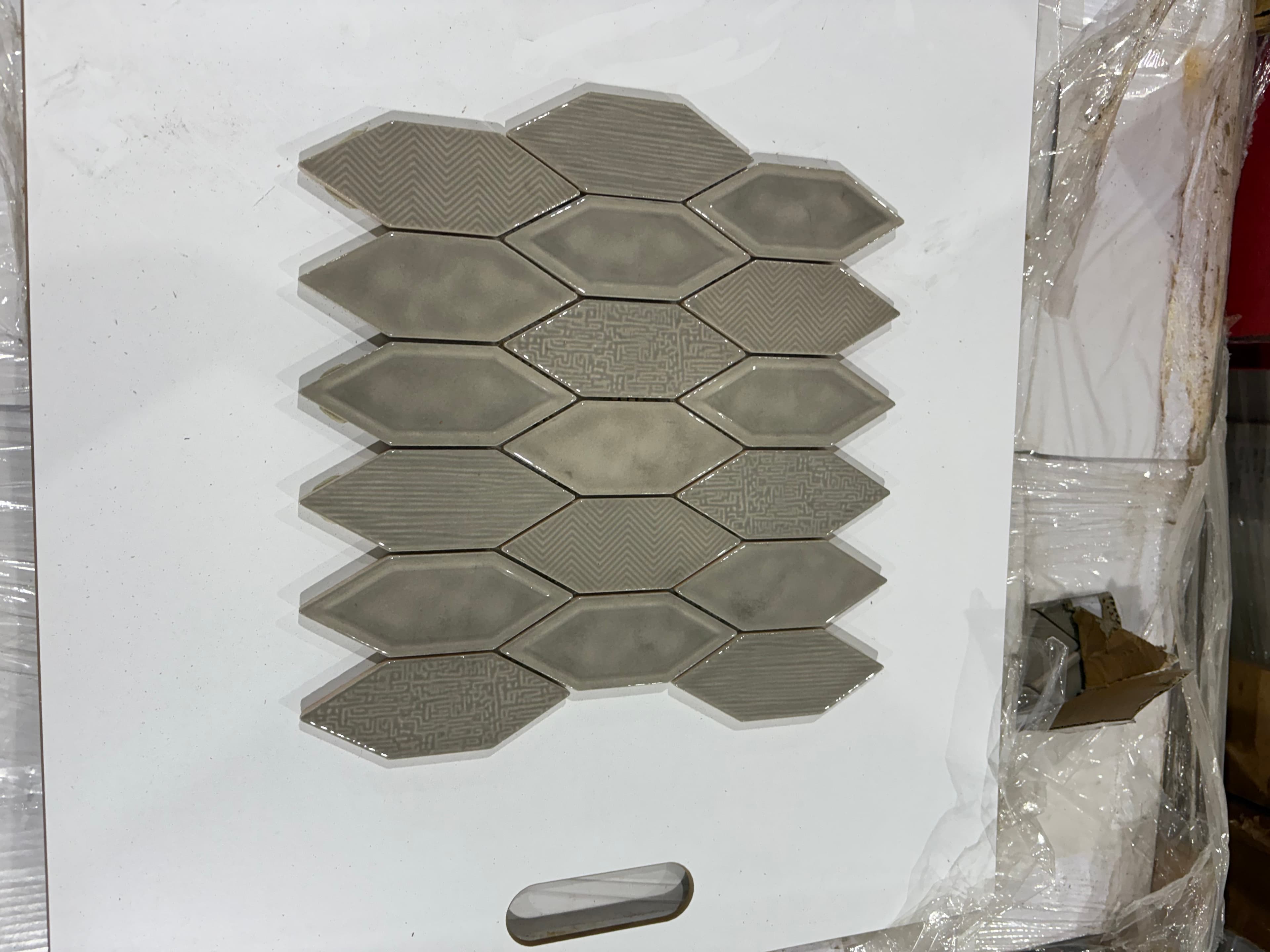 Picket Taupe Gloss, deco, tile