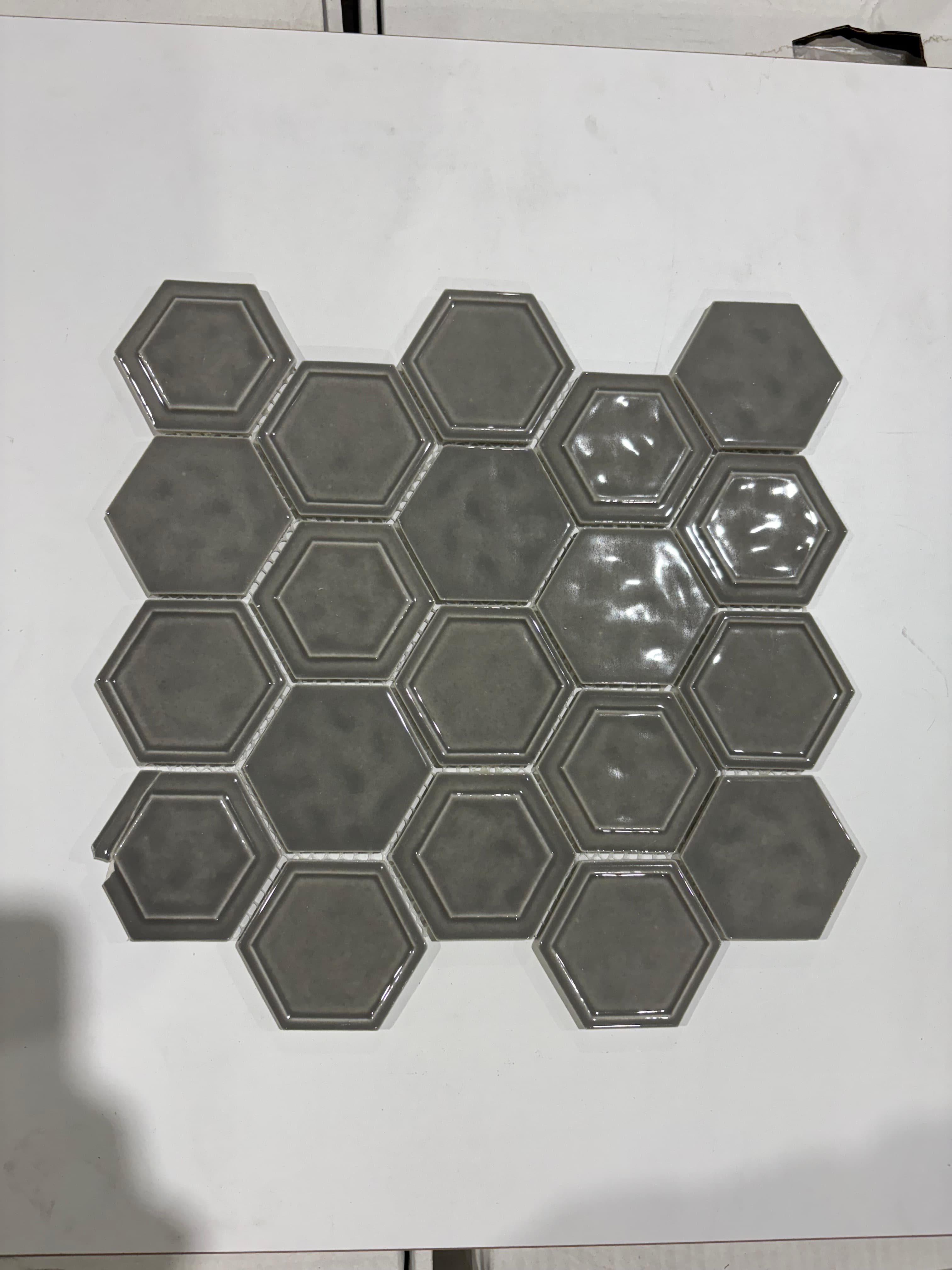 Geoscape Taupe, deco, tile