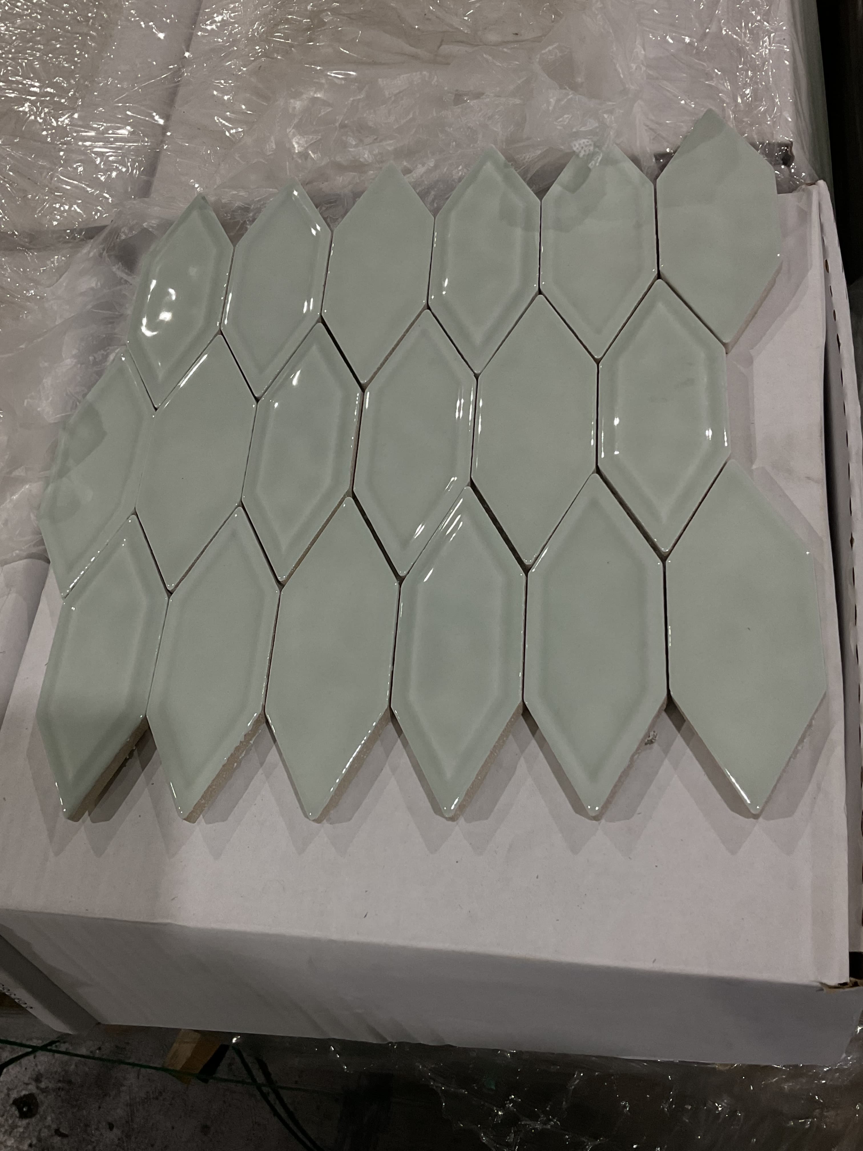 Picket White in 12 × 12 in
