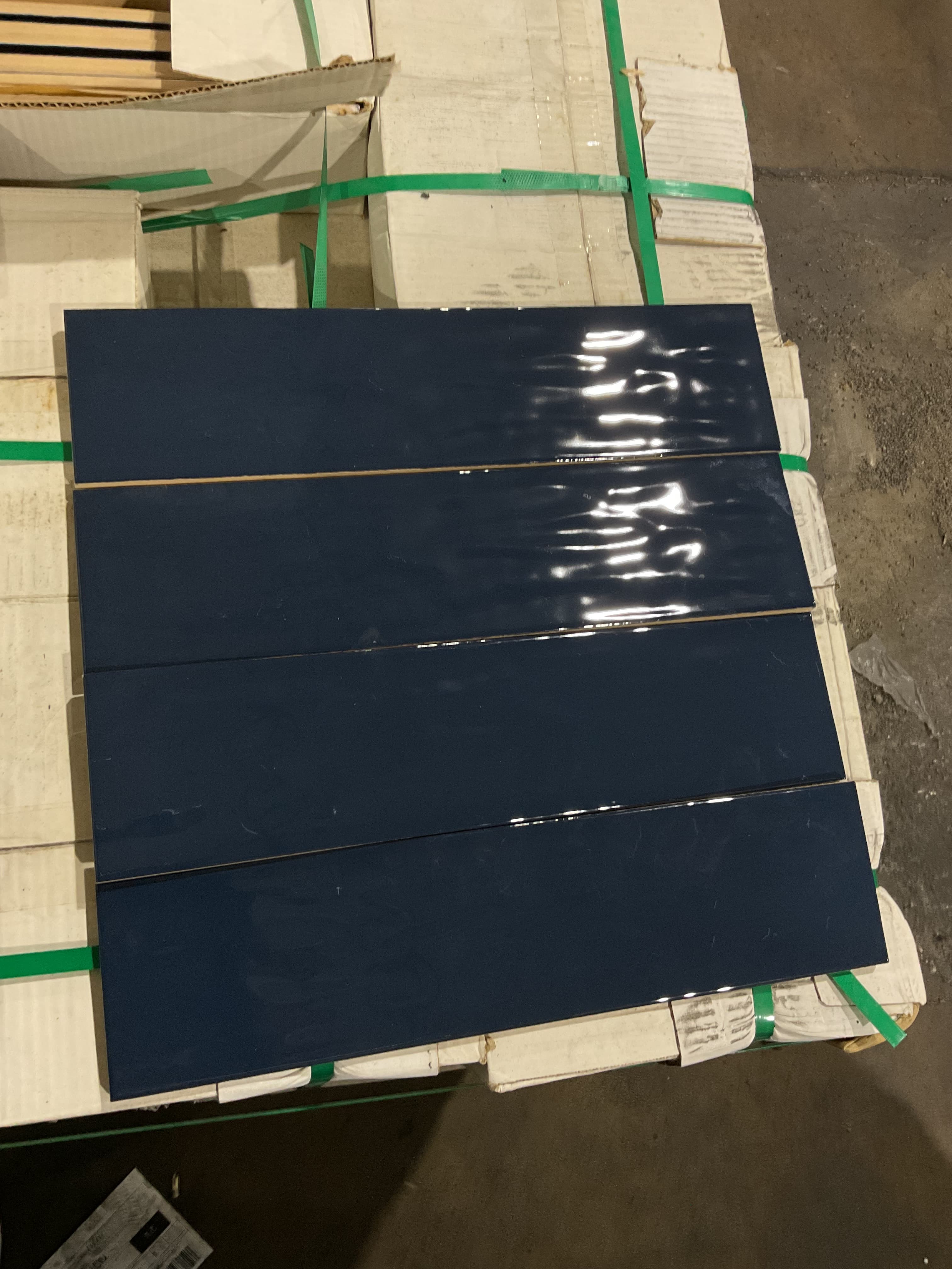 Geoscape Midnight Blue in 4 × 16 in