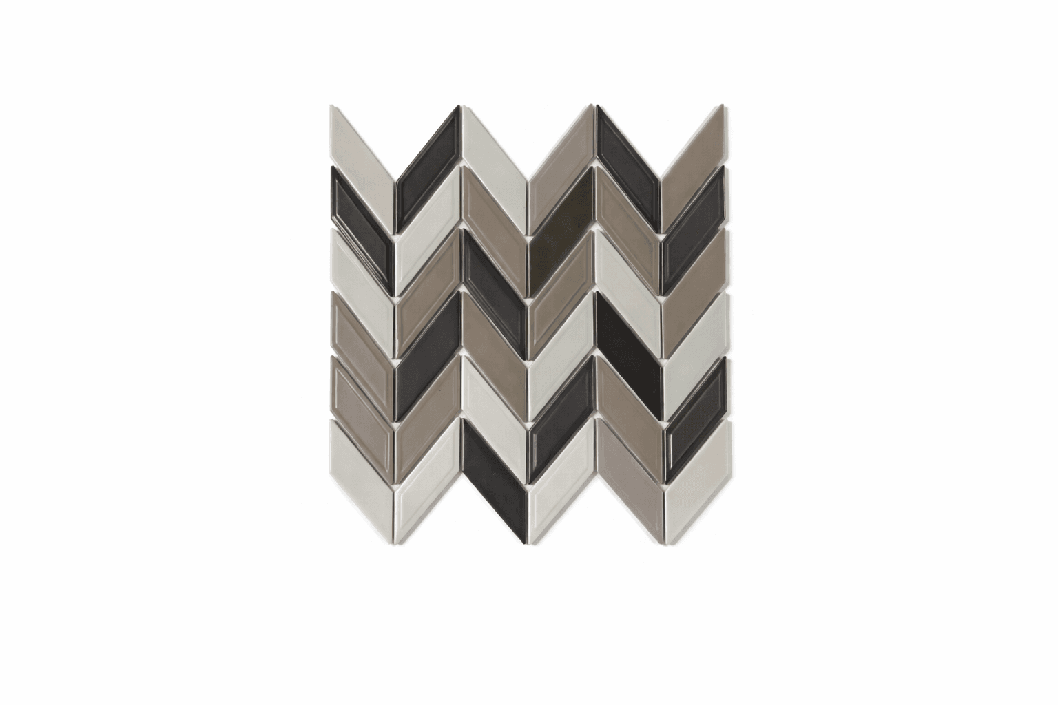 Geoscape Chevron Warm Blend, deco, tile