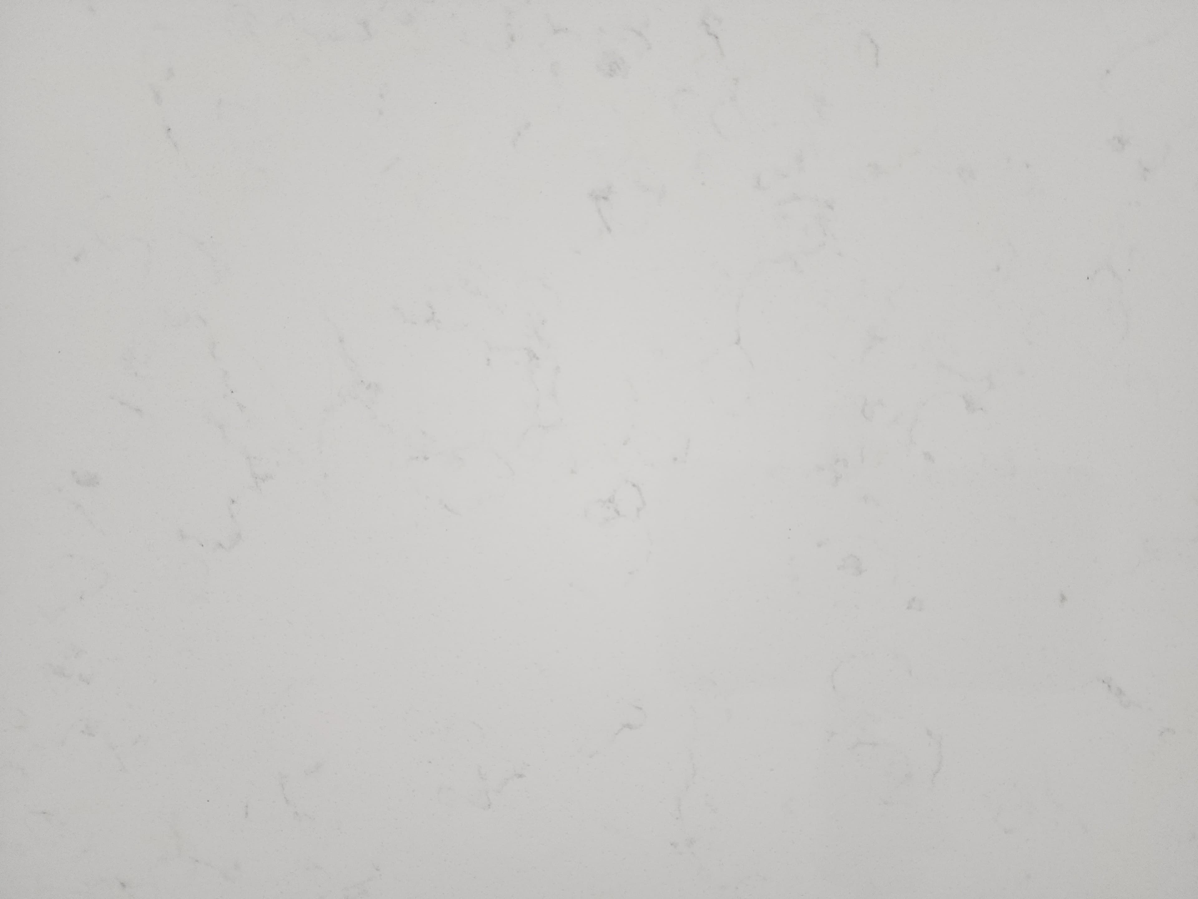 Bianco Swan, a quartz slab, at KLZ Stone Supply in Dallas