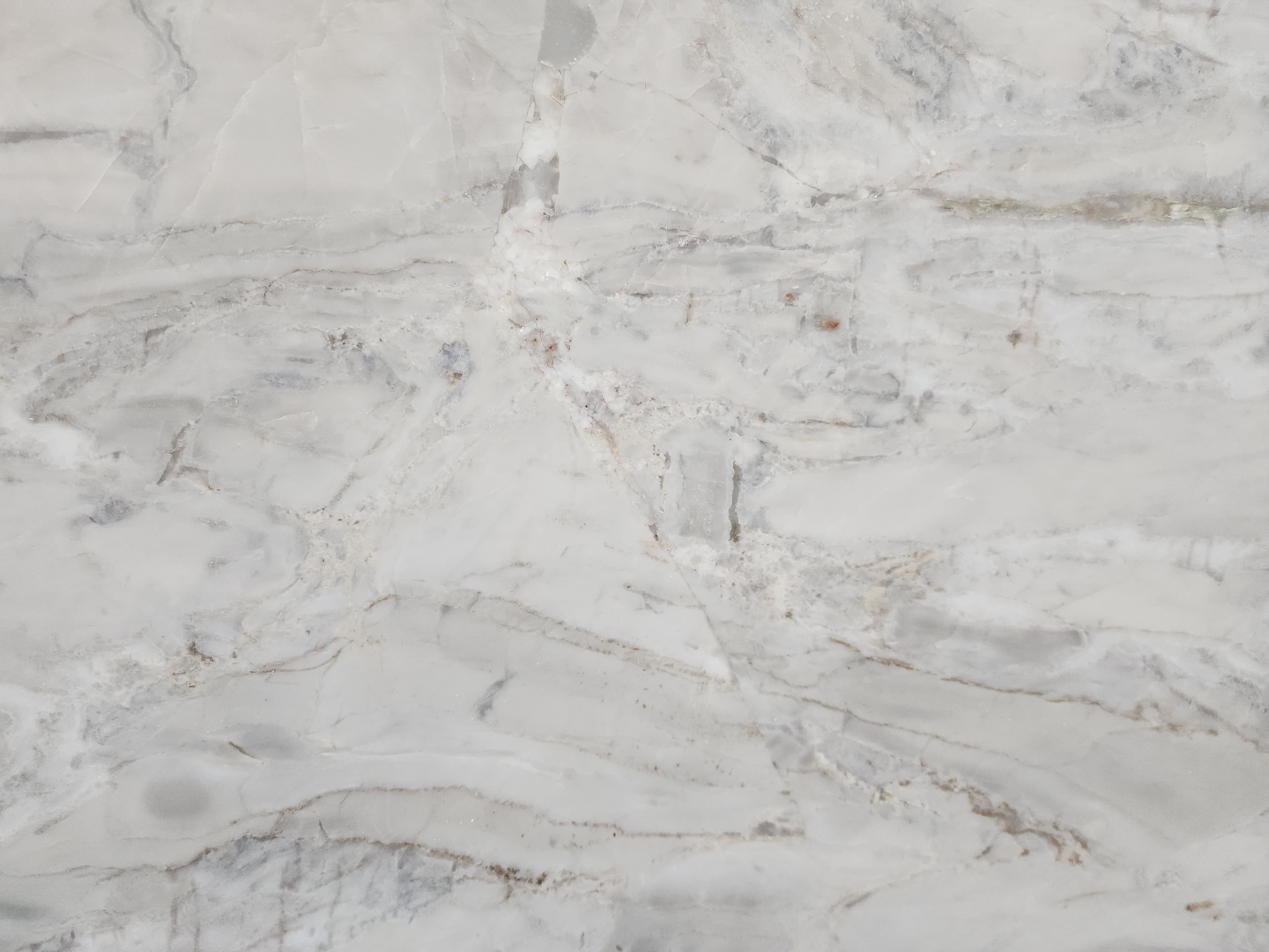 Biancatto Honed, a quartzite slab, at KLZ Stone Supply in Dallas