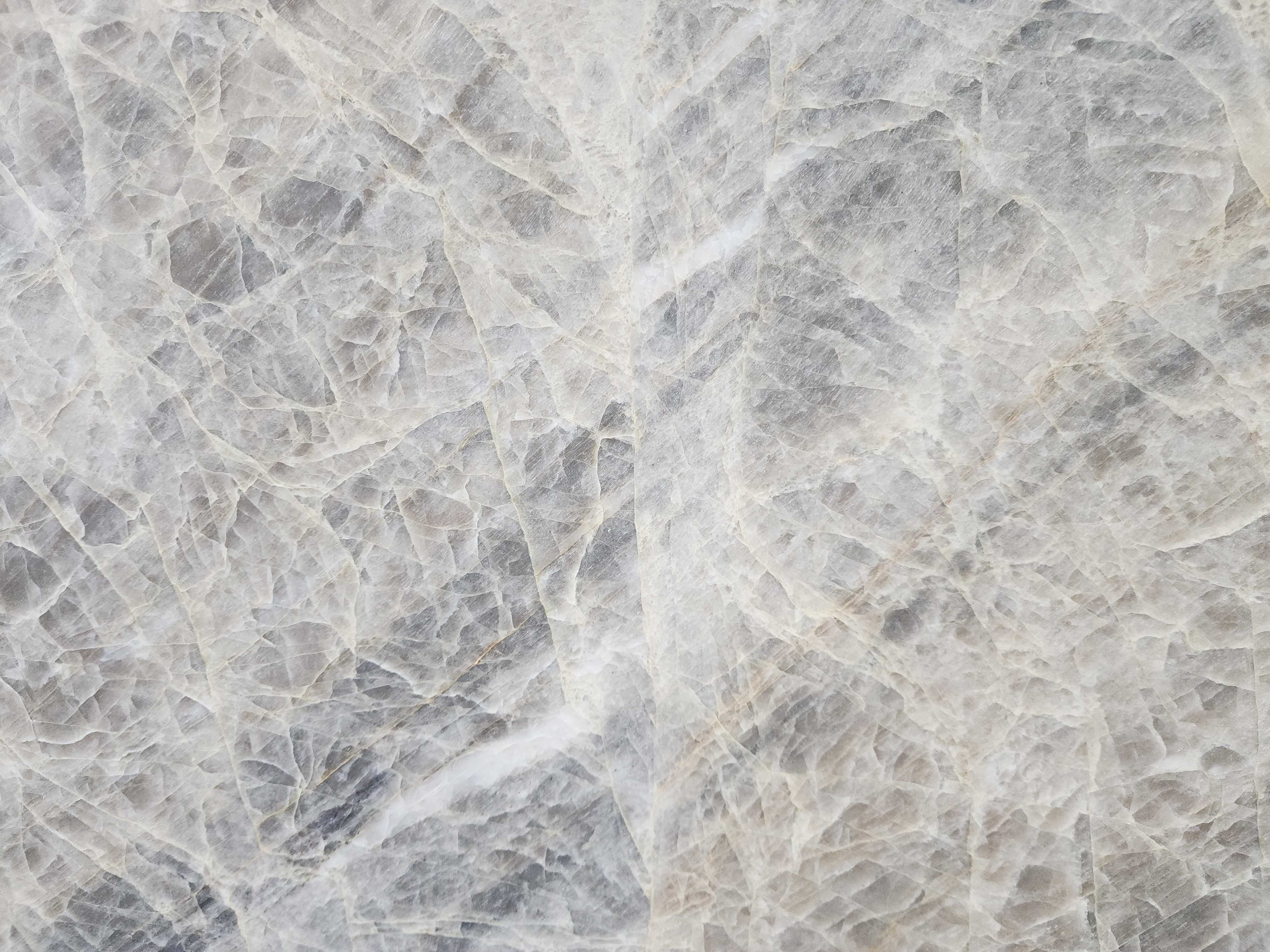 Blue Taj, a quartz slab, at KLZ Stone Supply in Dallas