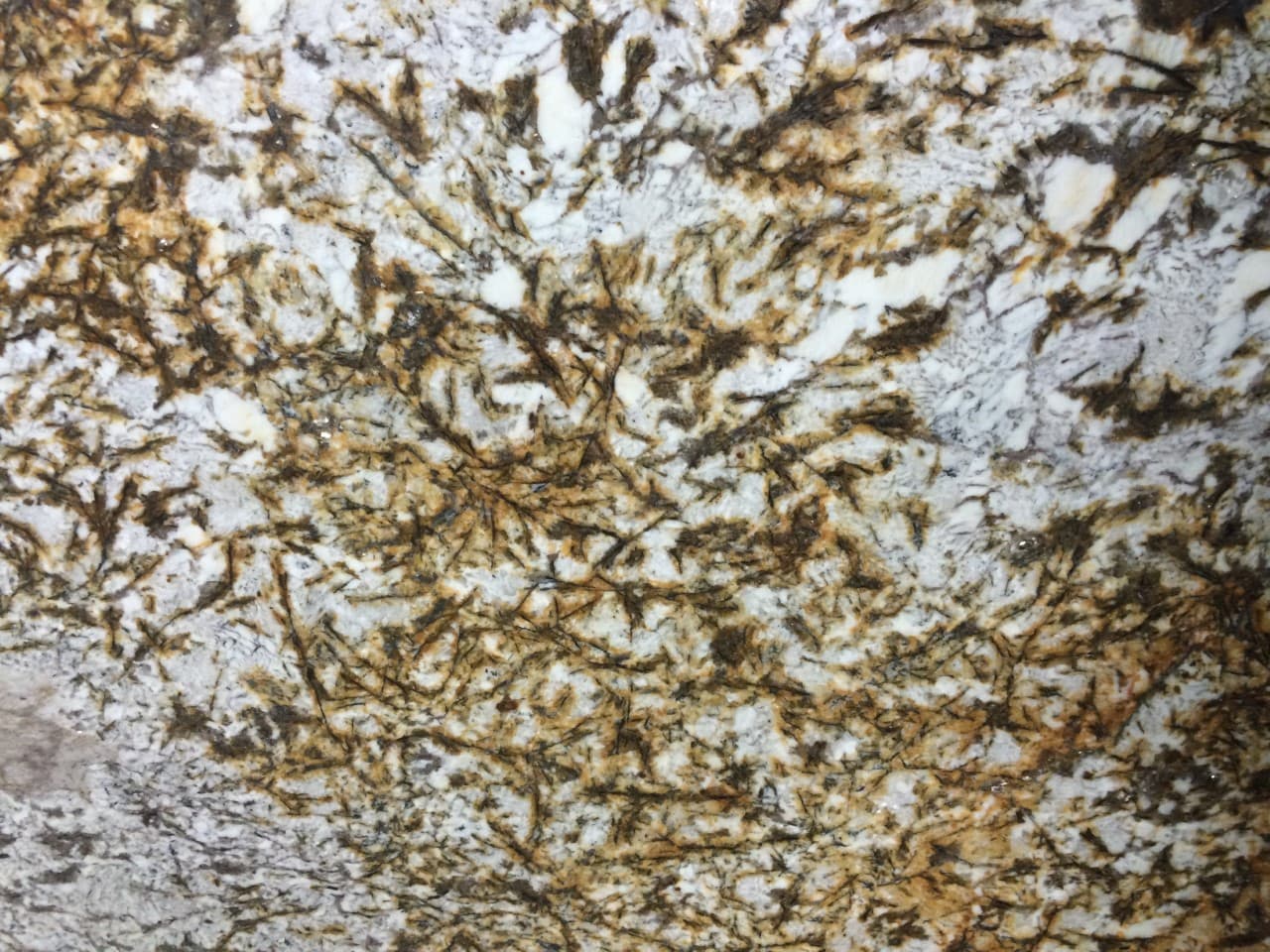 Normandy, a granite slab, at KLZ Stone Supply in Dallas