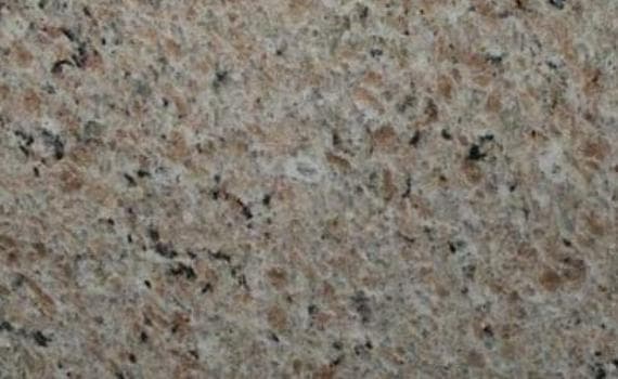 Caramelo, a granite slab, at KLZ Stone Supply in Dallas